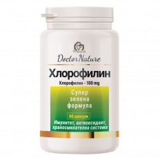 Dr. Nature Хлорофилин - 60 капсули Dr. Nature Хлорофилин - 60 капсули