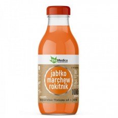 Сок от ябълка, моркови и морски зърнастец, 300 ml