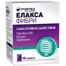 Елакса фибри саше при запек х12 Елакса фибри саше при запек х12