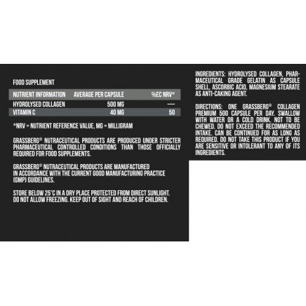 /Collagen Premium 500 60 Capsules в категория Колаген. Collagen Premium 500 60