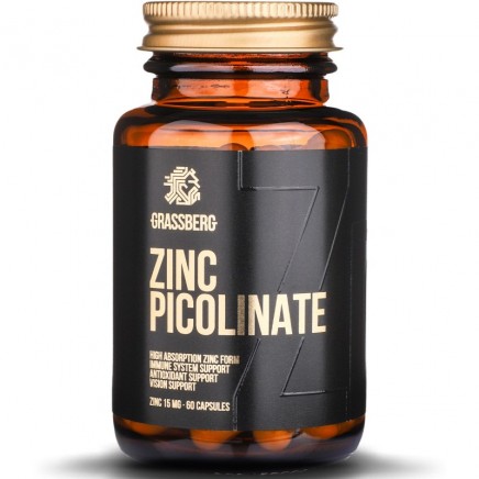 /High Absorption Zinc Picolinate 15 mg 60 Capsules в категория Цинк. High Absorption