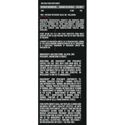 /High Absorption Zinc Picolinate 15 mg 60 Capsules в категория Цинк. High Absorption