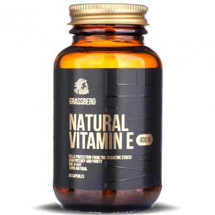 /Natural Vitamin E 400 IU 60 Softgels в категория Витамин E. Natural Vitamin E 400