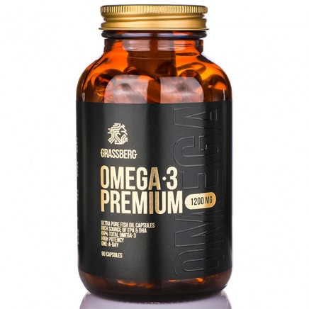 /Omega-3 Premium 1200 mg 90 Softgels в категория Омега 3-6-9. Omega-3 Premium 1200