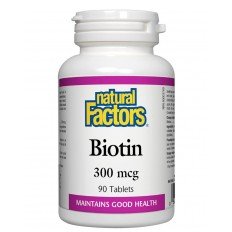 Biotin/ Биотин 300 mcg x 90 таблетки Biotin/ Биотин 300 mcg x 90 таблетки