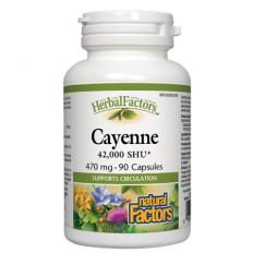 Cayenne 42 000 SHU/ Лют червен пипер 470 mg х 90 капсули