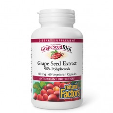 Гроздово семе GrapeSeedRich 100 mg х 60 V капсули Гроздово семе GrapeSeedRich 100 mg х 60 V капсули