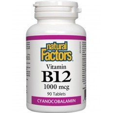 Витамин В12 (цианокобаламин) 1000 mcg, 90 таблетки