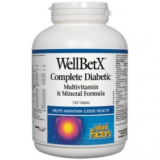 WellBetX® Complete Diabetic/ Мултивитамини за диабетици x 120 таблетки WellBetX® Complete Diabetic/ Мултивитамини за диабетици x 120 таблетки