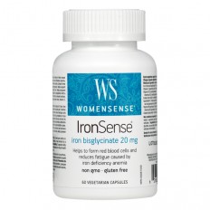 IronSense® WomenSense®/ Желязо (бисглицинат) 20 mg x 60 капсули IronSense® WomenSense®/ Желязо (бисглицинат) 20 mg x 60 капсули