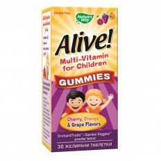 Alive! Multi-Vitamin for Children 30 желирани таблетки Alive! Multi-Vitamin for Children 30 желирани таблетки