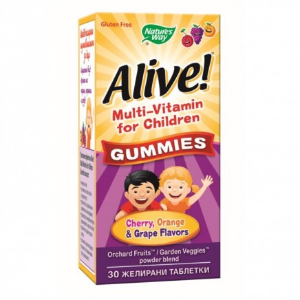 - Alive! Multi-Vitamin for Children 30 Gummies в категория . Alive! Multi-Vitamin for