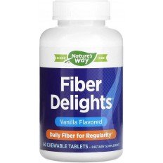 Fiber Delights 60 дъвчащи таблетки вкус ванилия