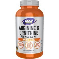 Arginine & Ornithine 500/250 mg 100 Veg Capsules Arginine & Ornithine 500/250 mg 100 Veg Capsules