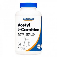 Ацетил-Л-Карнитин (Acetyl L-Carnitine) 500 mg, 180 капсули