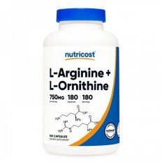 Сърдечно-съдова система - Л- Аргинин + Л-Орнитин (L-Arginine + L-Ornithine), 180 капсули Сърдечно-съдова система - Л- Аргинин + Л-Орнитин (L-Arginine + L-Ornithine), 180 капсули