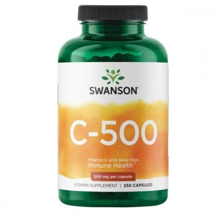 /C-500 - Vitamin C with Rose Hips 500 mg 250 Capsules в категория Витамин C. C-500