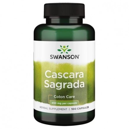 /Cascara Sagrada 450 mg 100 Capsules в категория Запек. Cascara Sagrada 450 мг 100