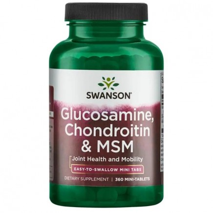/Glucosamine, Chondroitin & MSM 360 Mini Tablets в категория Сяра. Glucosamine