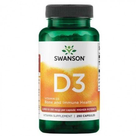 SWS-11210/Higher Potency Vitamin D3 2000 IU 250 Capsules в категория . Higher Potency