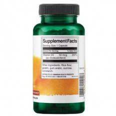 Higher Potency Vitamin D3 2000 IU 250 капсули | Swanson Higher Potency Vitamin D3 2000 IU 250 капсули | Swanson
