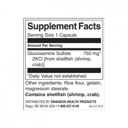 SWS-11698/Mega Glucosamine 750 mg 120 Capsules в категория Глюкозамин. Mega