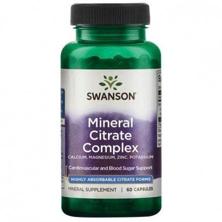 /Mineral Citrate Complex 60 Capsules в категория Минерали. Mineral Citrate