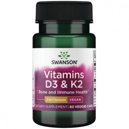 SWS-11809 - Vitamins D3 & K2 60 Vegiie Capsules в категория