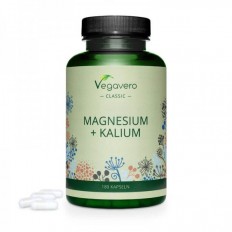 Магнезий + Калий 180 капсули, 100% Vegan Магнезий + Калий 180 капсули, 100% Vegan