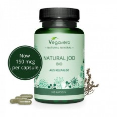 Натурален йод от био водорасли 180 капсули, 100% Vegan Натурален йод от био водорасли 180 капсули, 100% Vegan