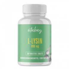 Л-Лизин (L-Lysin) 800 mg, 180 таблетки Л-Лизин (L-Lysin) 800 mg, 180 таблетки