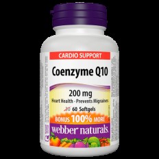Коензим Q10 200 mg, 60 софтгел капсули Коензим Q10 200 mg, 60 софтгел капсули