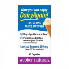 Лактаза ензим 250 mg 60 капсули Лактаза ензим 250 mg 60 капсули