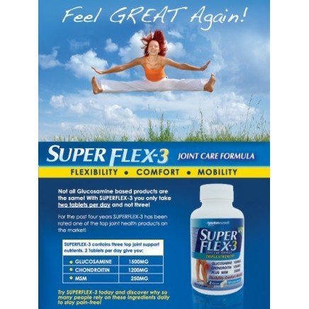 NEW-00259 - SuperFlex-3 150 Tablets в категория Остеопороза. Супер