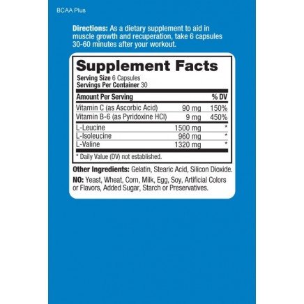 Мнения и ползи от Prolab BCAA Plus 180 капсули четете в Zdrave365.com - BCAA PLUS 180 Capsules в категория . Prolab BCAA Plus 180 капсули |