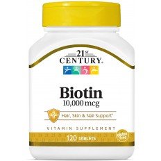 Biotin 10,000 мкг 120 таблетки