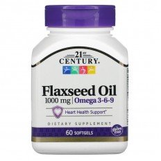 Flaxseed Oil (Ленено Масло) 1000 мг 60/120 дражета