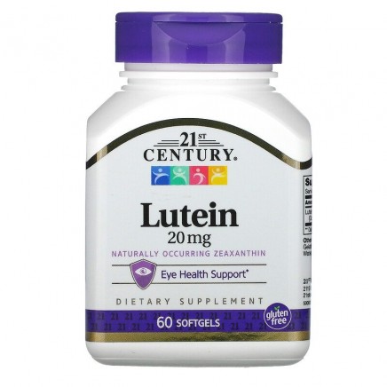 CEN-27073 - Lutein 20 mg 60 Softgels в категория Зрение и Очи. Лутеин 20