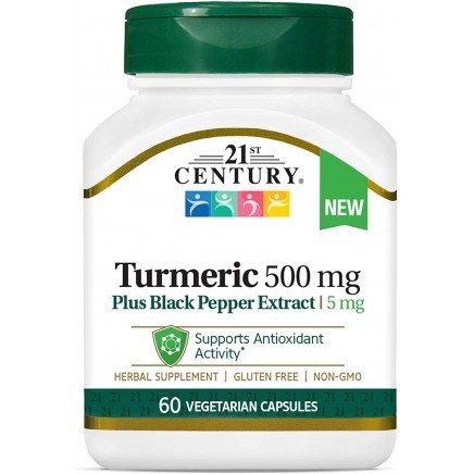 CEN-27990 - Turmeric Plus Black Paper Extract 60 Vegetarian Capsules в категория
