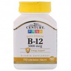 Vitamin B-12 5000 мкг 110 подезични таблетки