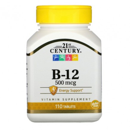 CEN-22309 - Vitamin B-12 500 mcg 110 Tablets в категория Витамини. Витамин