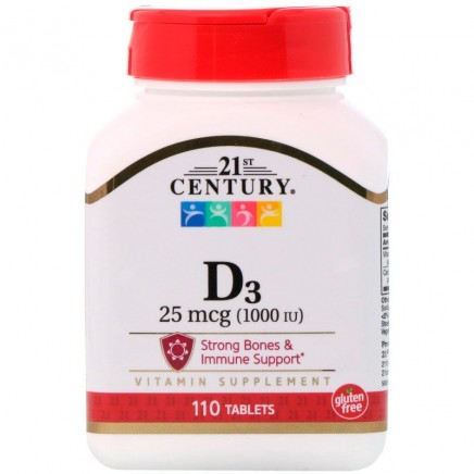 CEN-27062 - Vitamin D3 25 mcg (1000 IU) 110 Tablets в категория Витамини.