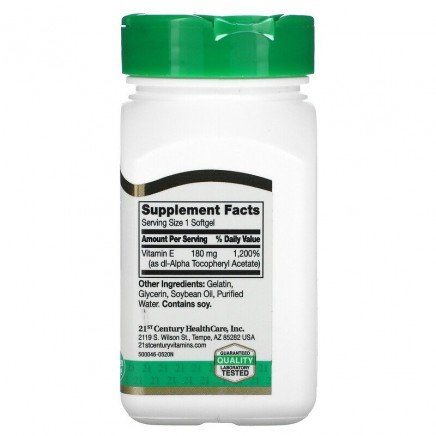 CEN-21245 - Vitamin E 180 mg (400 IU) 110 Softgels в категория Витамини.