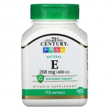 Natural Vitamin E (Натурален Витамин Е) 400 IU 110 гел-капсули