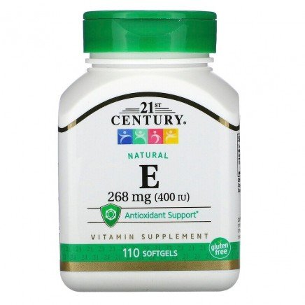 Мнения и ползи от Natural Vitamin E (Натурален Витамин Е) 400 IU 110 гел-капсули четете в Zdrave365.com CEN-22343 - Natural Vitamin E 268 mg (400 IU) 110 Softgels в категория Витамини.
