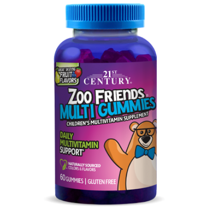 - Zoo Friends Multi Gummies Plus Extra C 60 Gummies в категория