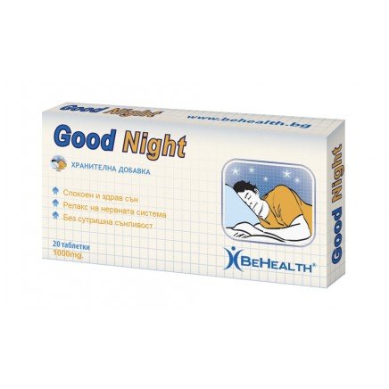 GRH-307248 - Good Night 20 tablets Green Health в категория Безсъние. Good Night