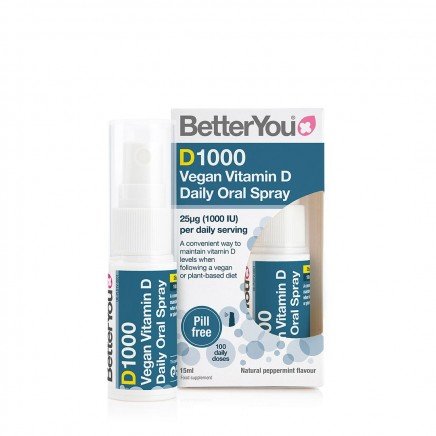 BTY-8644 - D1000 Vegan Vitamin D Oral Spray 1000 IU 15 ml в категория Витамини.