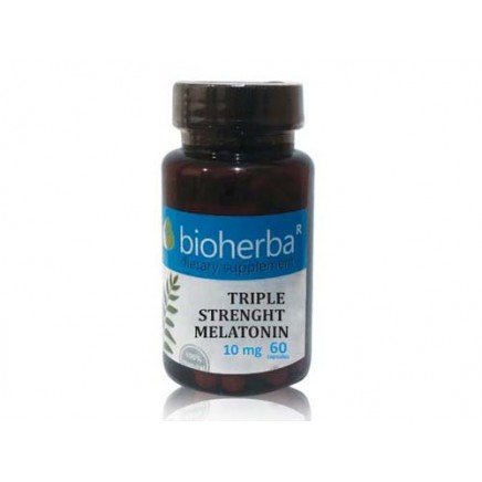 - Triple Strength Melatonin 10 mg 60 Capsules в категория Стрес. Triple Strength