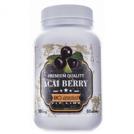 BIOP-45387 - Acai Berry 500 mg 60 tablets в категория . Акай Бери 500 мг. 60